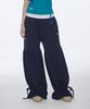 Soheul Leg Tunnel Flare Pants (Navy)