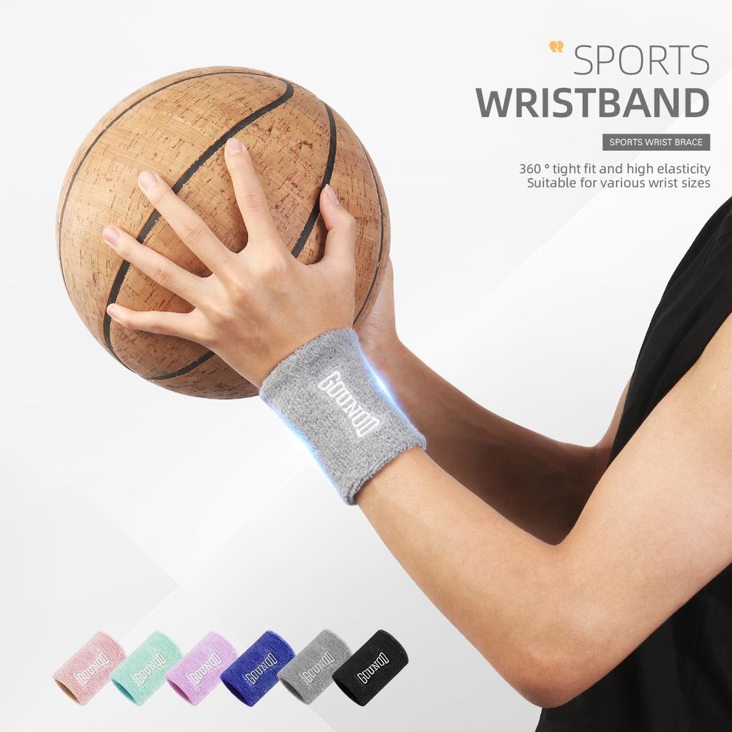 Sports Wristbands Basketball Volleyball Sweatbands Gym Fitness Fabric Comfortable Kitted Wrist Guard Protector Strap Wrap Cuff
