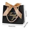 6121824PCS Thankyou Gift Bag Wedding Party Favor Gifts Wrapping Props Black White Red Pink Available Holiday Goodie Bags ZYF