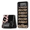 Leopard Print Z Flip 7 Phnoe Case For Samsung Z Flip 6 5 4 3 5G Galaxy ZFlip7 ZFlip4 ZFlip5 ZFlip6 ZFlip3 Phone Cover 4 Z Flip 7