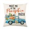 Pillowcover Autumn Pumpkin Pillow Cases Happy Harvest Thanksgiving Party Throw Cushion Case for Couch Sofa Outdoor Home Decor