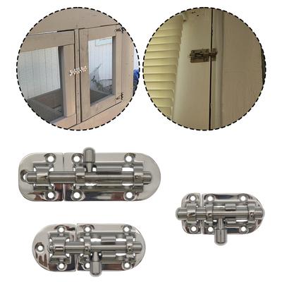 60/90/100MM 316 Marine Edelstahl Boot Türschloss Riegel Schieberiegel Verschluss Schwerlast Schiebe-Riegel für Marineboot Fenster/Tür/Luke/Schrank