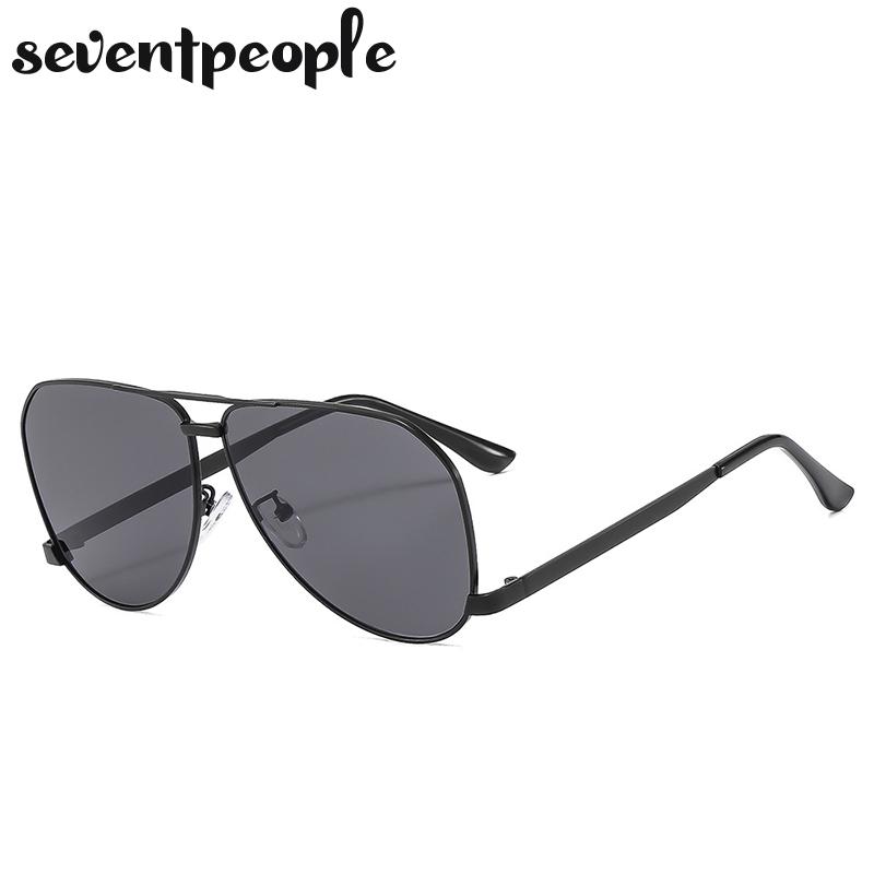 

Oversized Double Beam Oval Sunglasses Women Men Luxury Brand Trendy Metal Frame Shades Eyewear For Ladies Classic Eyewear