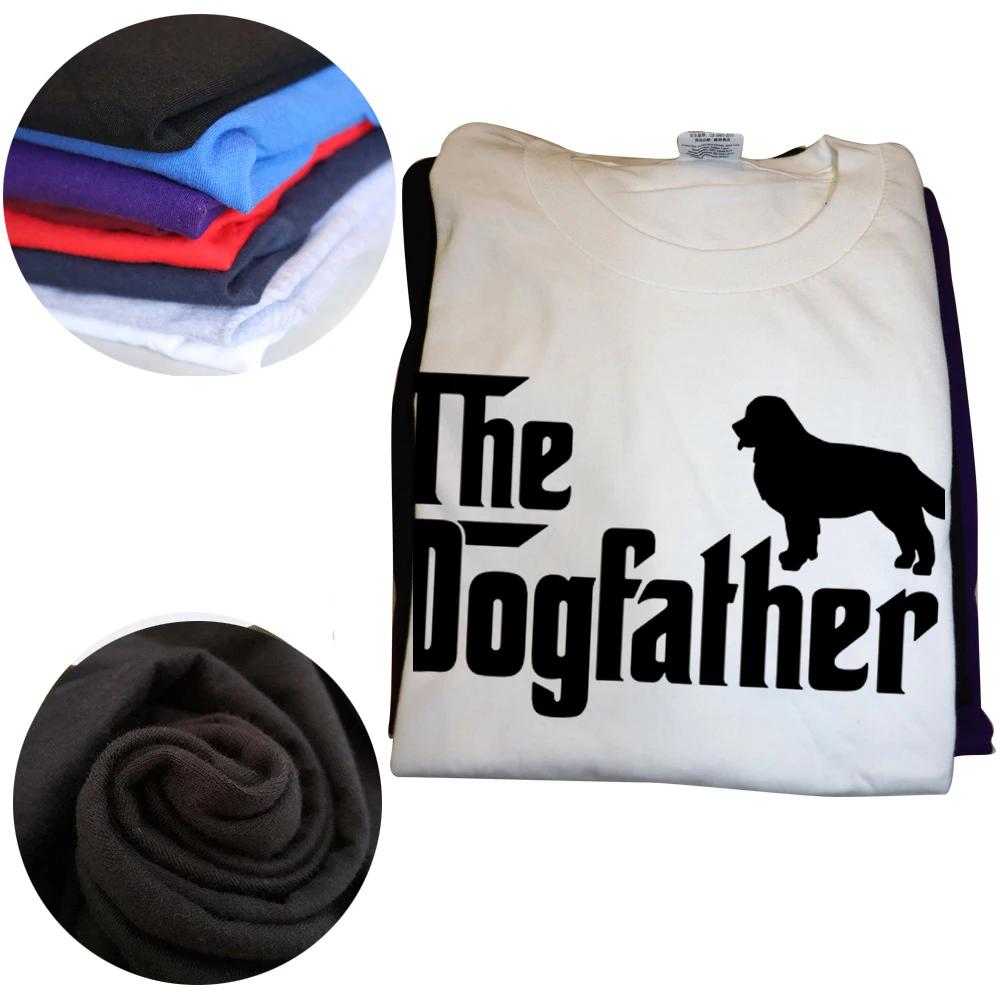 Neuheit Berner Sennenhund The DogFather T-Shirts Grafik Baumwolle Streetwear Kurzarm Geburtstagsgeschenke Sommerstil T-Shirt