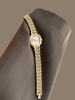 Elegant Roman Numeral Women Watch Square Quartz Stainless Steel Bracelet Wristwatch Small Dial Minimalist Ladies Dress Watches