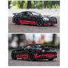 1/24 Scale Benz Gtr Sports Alloy Car Model Metal Children Diecast Toy Car Modification Simulation Sound & Light Gift for Boy