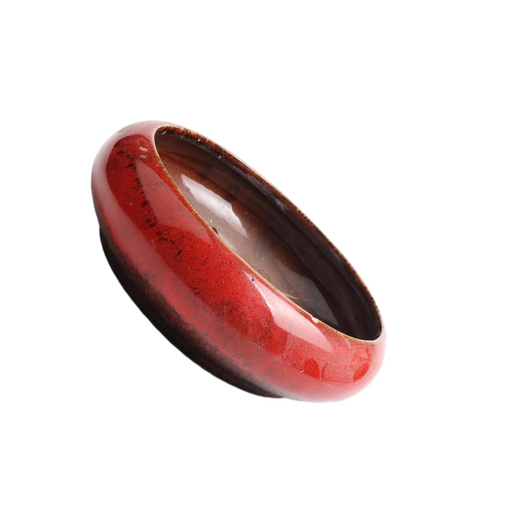 Transparent Succulent Planter Pot Not Easy To Deform Plant Lovers Ceramic Flower Pot Ceramics Succulent Pot Plant Pot красный