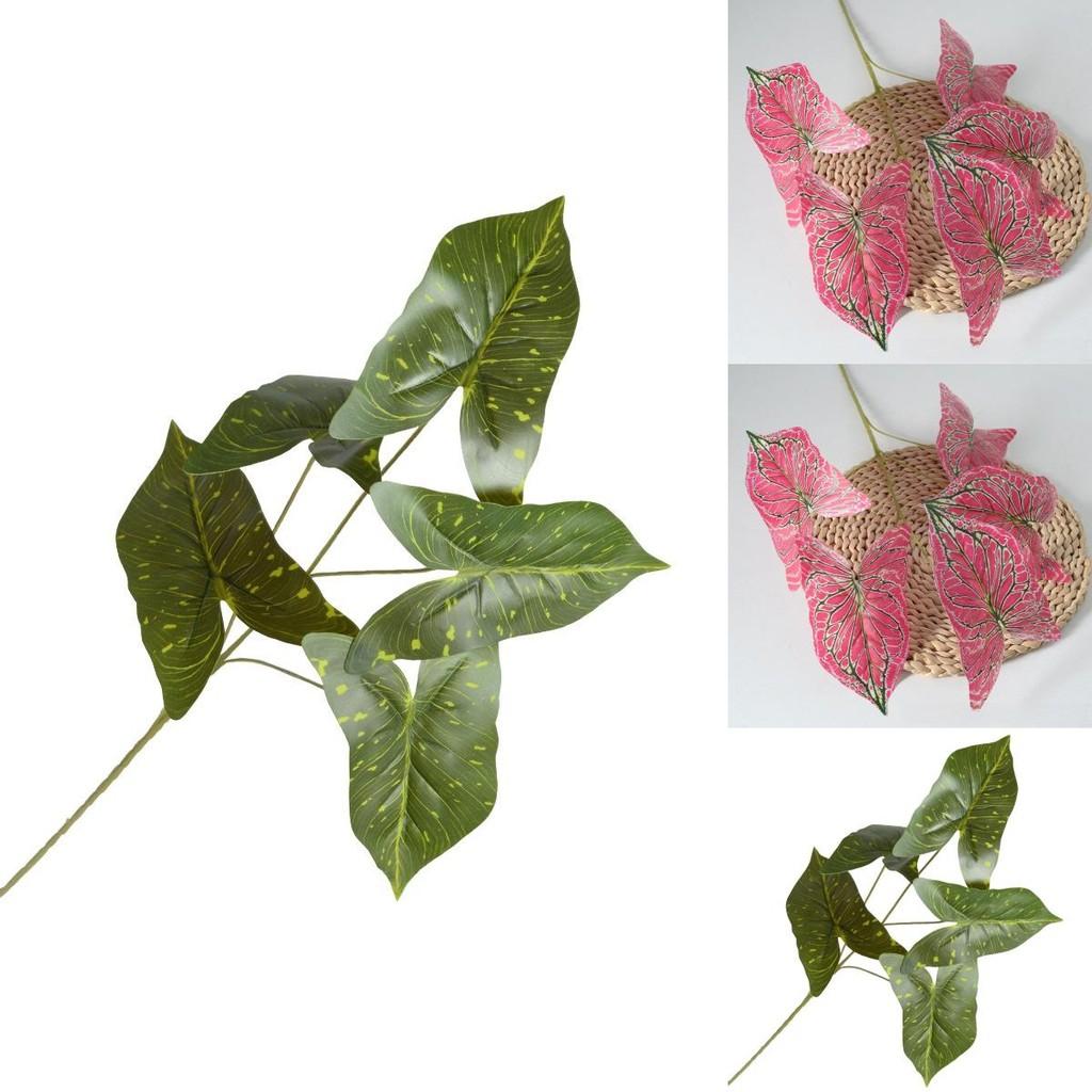 Fake Green Plant With Diverse Color Options For Photography Settings And Home Styling