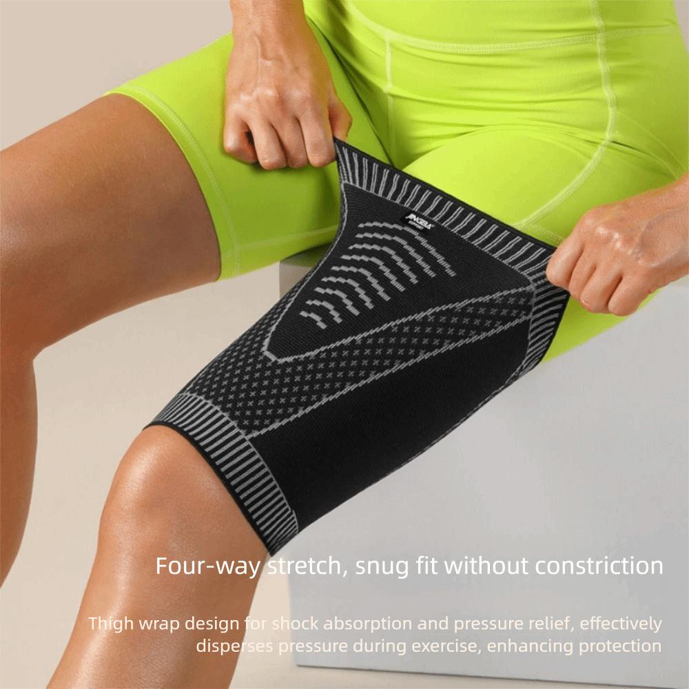 Breathable Thigh Compression Sleeve Elasticity Sports Sock Sleeves Compression Leg Sleeves  Yoga