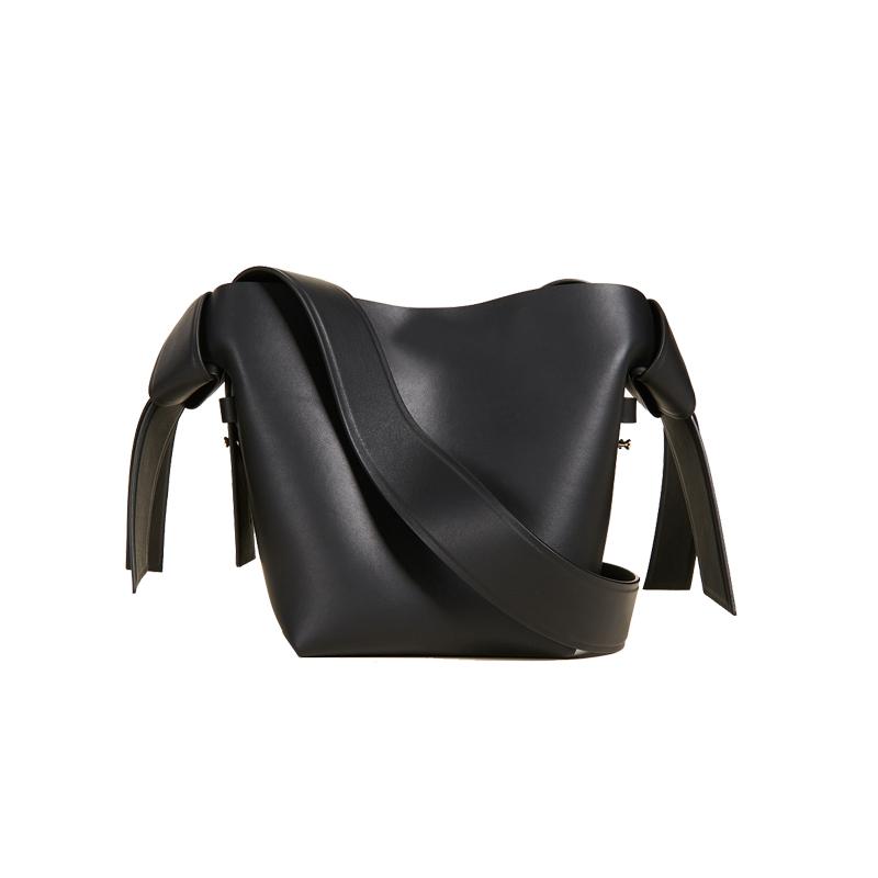 Leather Bag Women's Black New Shoulder Bags Designer Handbags Tote Luxury Pu Leather Crossbody Bag Casual Simply Buckets Composite Purse
