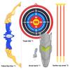 Archery Toys Children Bow Arrows Set Recurve Outdoor Interactive Equipment Competitive Professional Shooting Sports Garden Game