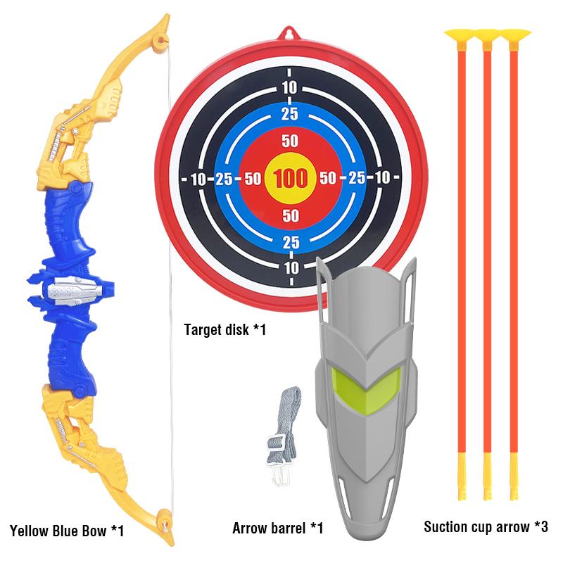 Archery Toys Children Bow Arrows Set Recurve Outdoor Interactive Equipment Competitive Professional Shooting Sports Garden Game