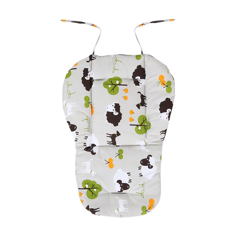Thickened Cotton Baby Stroller Seat & Backrest Cushion for All Seasons
