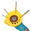 19 Hole Drill Bit Sharpener For Angled Grinder Precisions Grinding Polishing Jig 3.5mm To 12.5mm Portable Grinding Tool