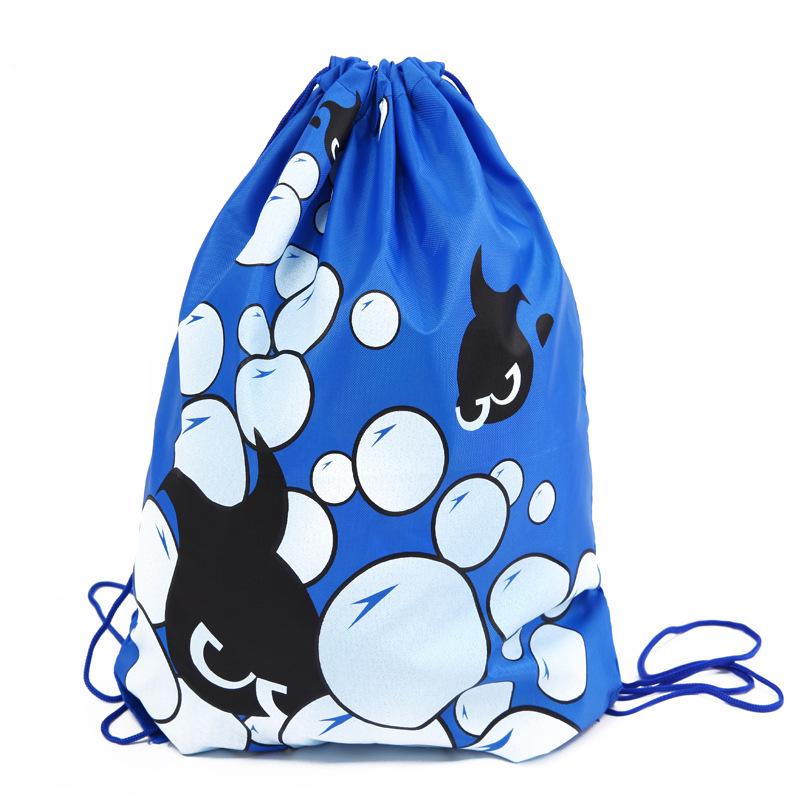 Waterproof Double Shoulder Drawstring Swim & Fitness Bag - Large Capacity One Size
