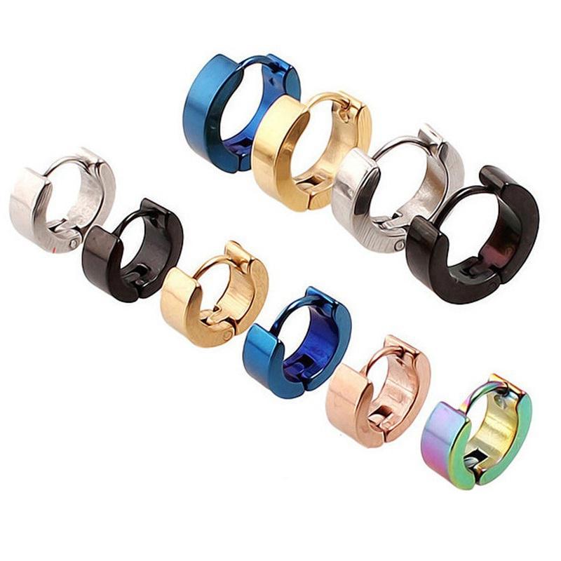 Femmes Tempérament Hypoallergénique Acier Titane Vis Boucles D/'Oreilles Bijoux