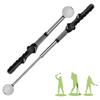 Retractable Golf Swing Training Aid Portable Grip with Click Feedback for Indoor Practice Golf Accessories