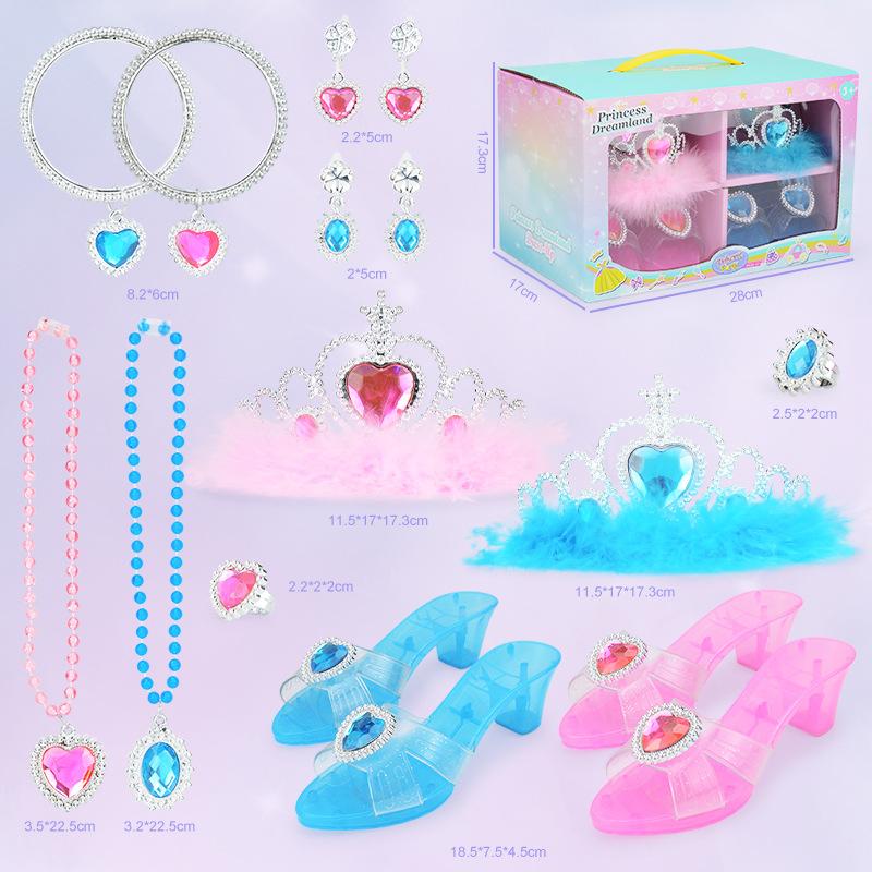 

Игровой набор «Принцесса Play House», имитация ювелирных украшений, ожерелье на высоких каблуках, игрушка в подарок для девочки