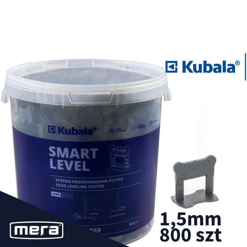 Kubala Smart Level Klipsy 1,5Mm Do Poziomowania Płytek 800Szt 1869