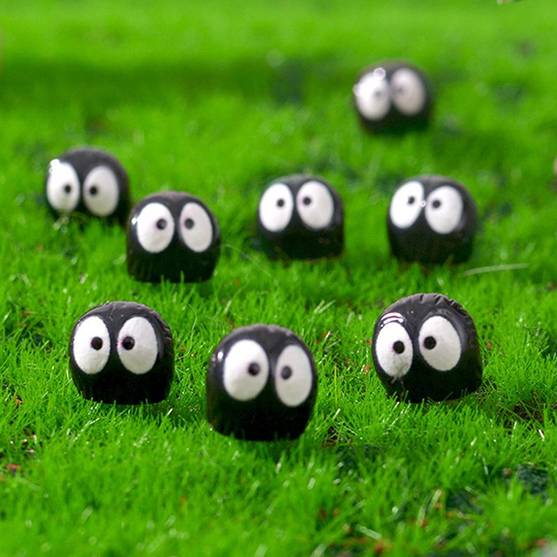 10Pcs Mini Cute Luminous Owls Micro Landscape Figurines Ornaments Resin Owls Series Creative Home Bonsai Decor Car Ornament