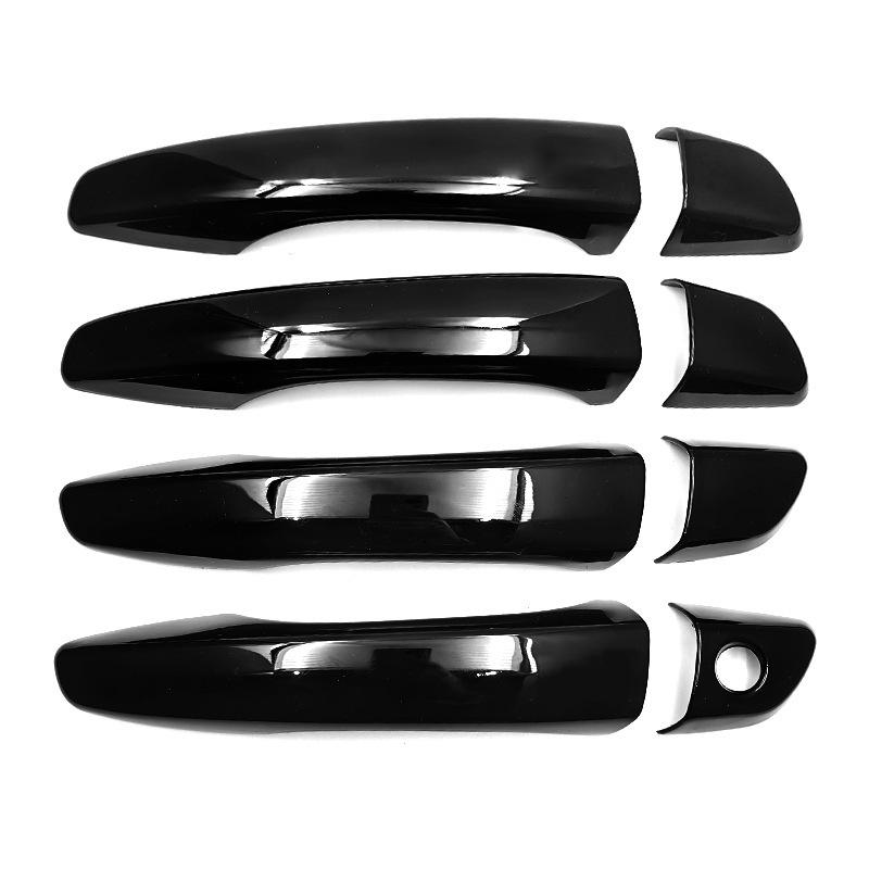 

For Opel Corsa F - door handles, decorative door bowls, pull handles, scratch resistant protective stickers black 1