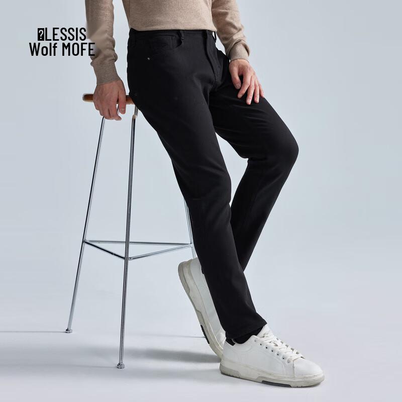 

Мужские джинсы Lilanz Tech Black стрейч с флисовой подкладкой 30 (76A)