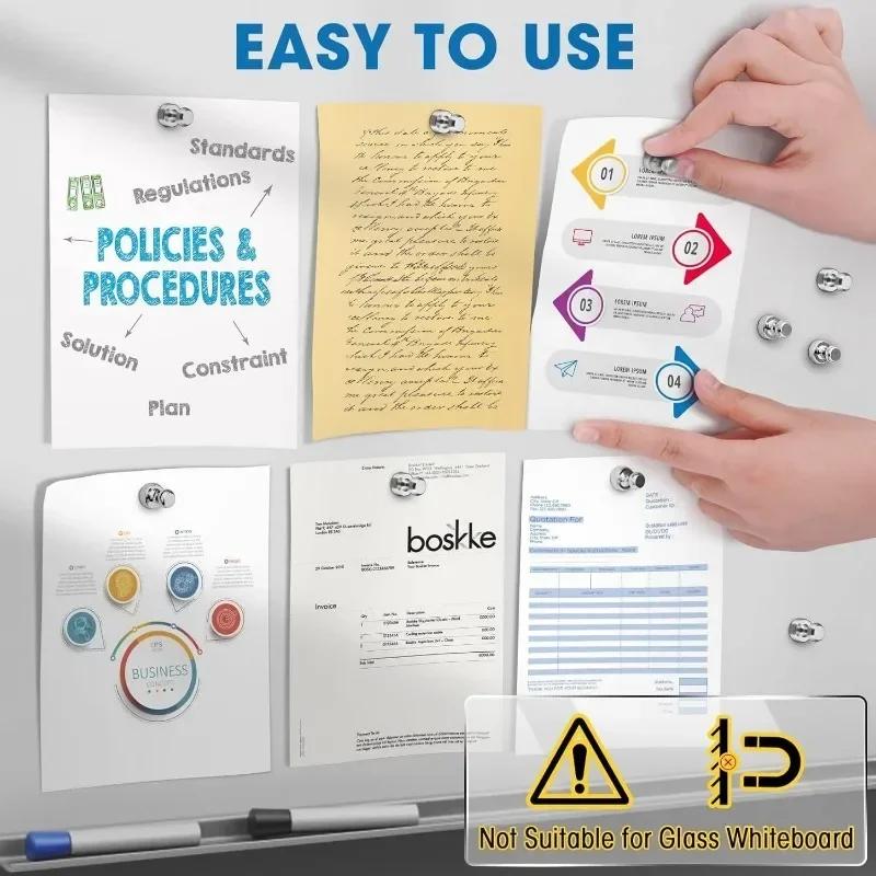 Multifunctional Metal Strong Magnetic Pushpins Magnets Whiteboard Fridge Thumbtack Magnet Push Pins for Office School Home