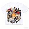Bleach Thousand Year Blood War Ichigo Kurosaki Bold Letter Japanese Kanji Vintage Print Anime Oversized Y2K Style Women And Men T-Shirt