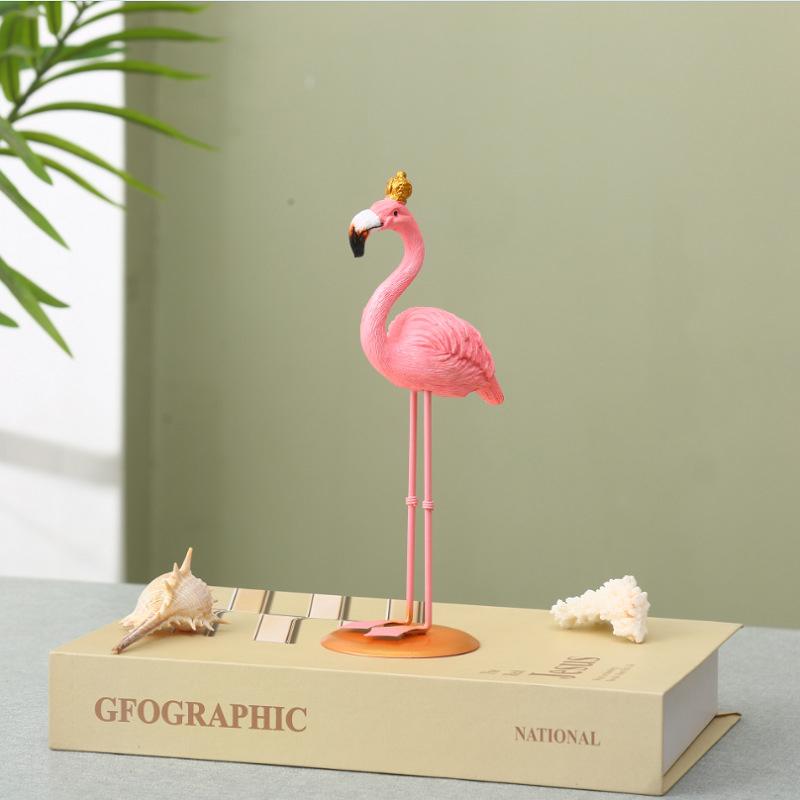 

Creative Flamingo Desktop Decorative Ornament Photography Props Housewarming Gifts Bedroom Living Room Decoration