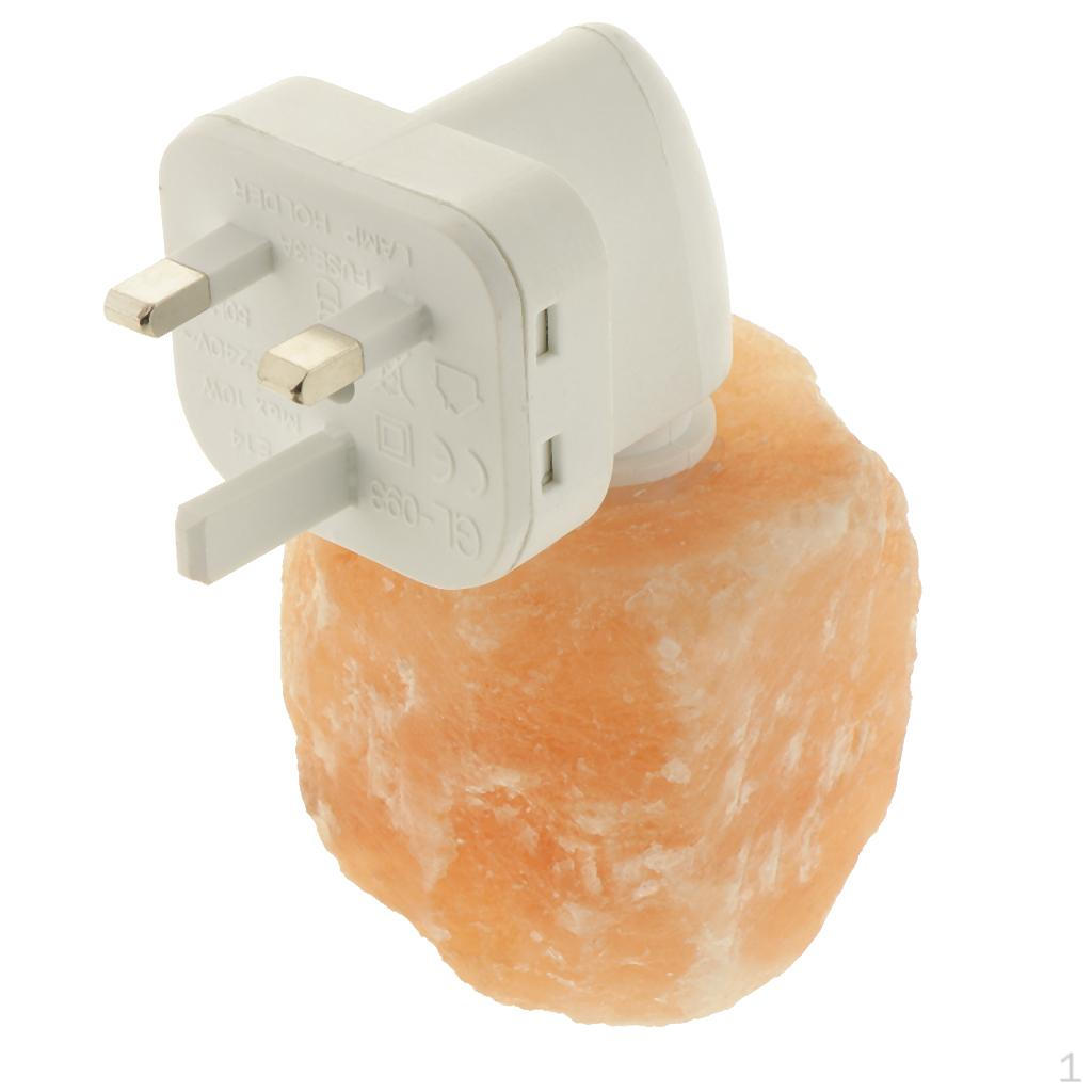 Hand Carved Crystal Salt Lamp Night Natural