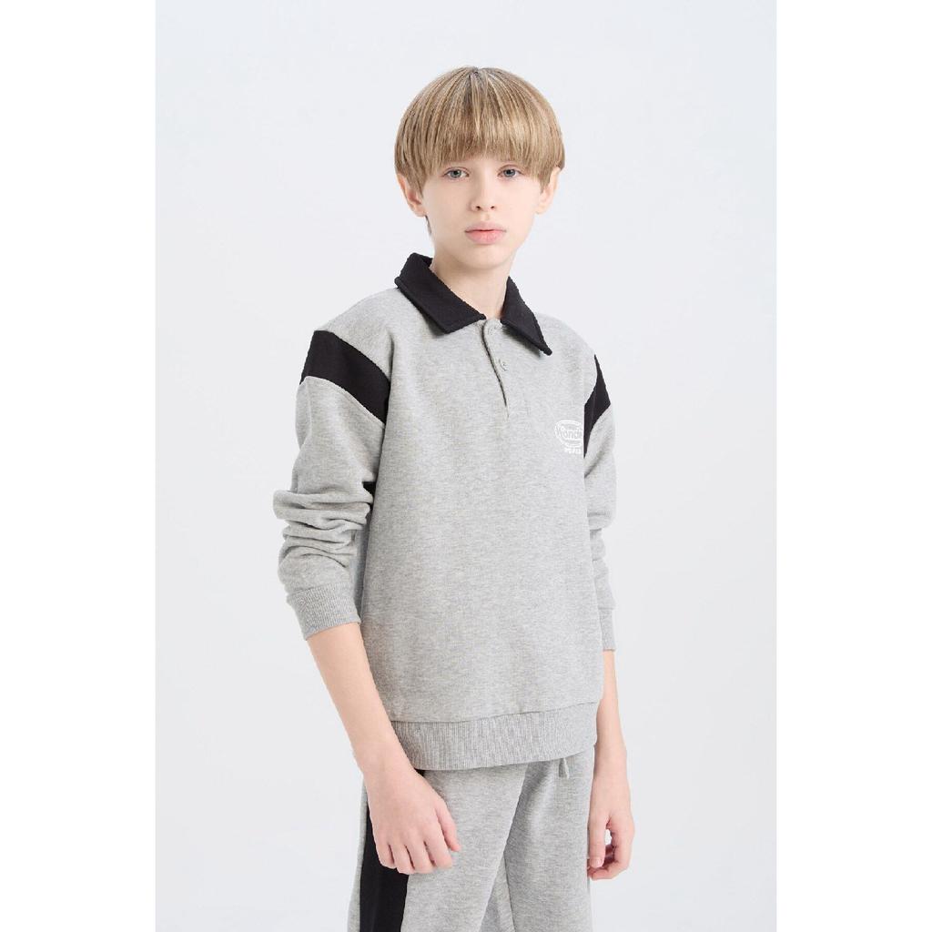 Size 2 Piece Polo Neck Printed Thick Sweatshirt Waist Totage Paas Tire Tracksuit Six