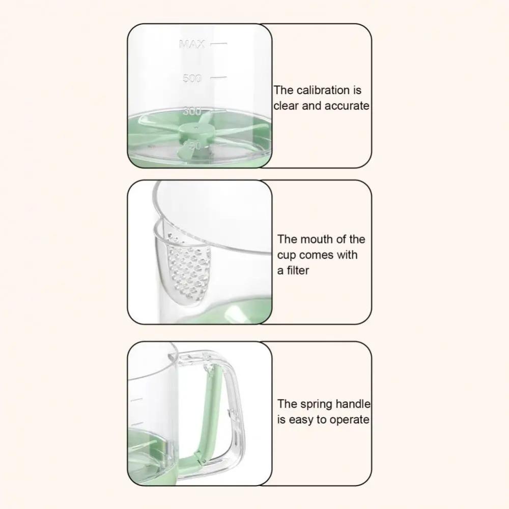 With Clear  Scale Mixing Cup Whisk Dust-proof Cream Stirring Cup  Kitchen Accessories