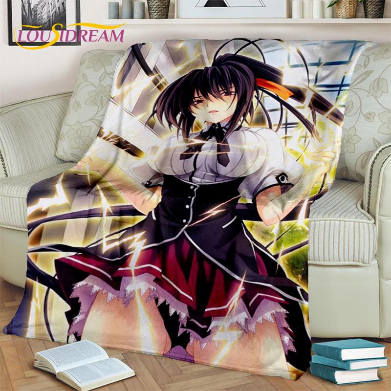 Cartoon Sexy Girl High School DxD Anime 3D Blanket,Soft Throw Blanket for Home Bedroom Bed Sofa Picnic Travel Cover Blanket Kids