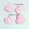 1/2/5pcs Heart-Shaped Makeup Sponge Puff, Reusable Dry Wet Dual Use Candy Cosmetic Sponge for Foundation Powder
