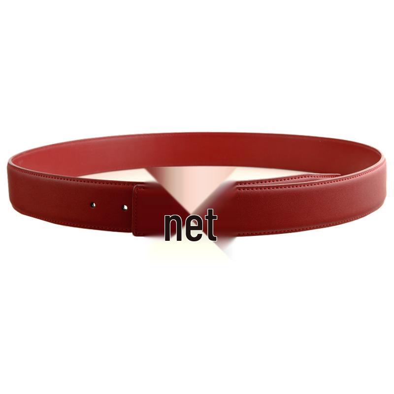 Herren 4,0CM Glatte Schnalle Buchstaben Gürtel: Trendiger Freizeit- & Business-Stil