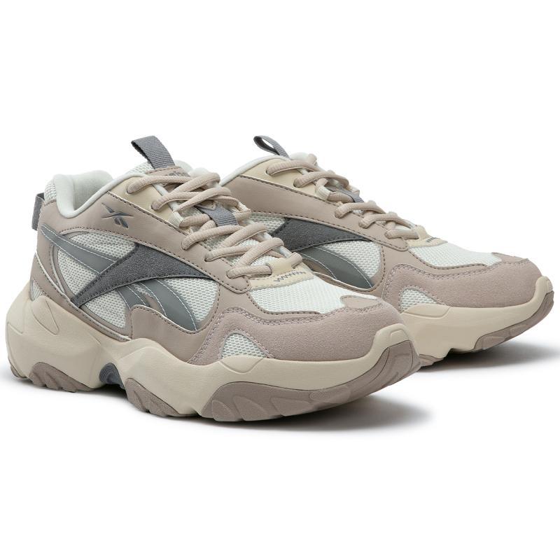 Reebok FLUFFI PUFF CN Low Top Running Shoes Unisex Apricot Sneakers 24FRC913U1GK0