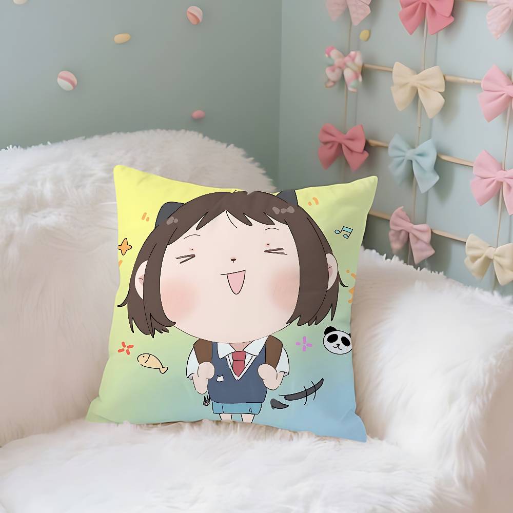 Cute SSkip AndLoafer Couple Style Throw Pillow Covers Pattern Cushion Cover Suitable For Sofa Bedroom Car Pillow Cover