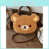 Rilakkuma Plüsch Cartoon Umhängetasche Für den Täglichen Gebrauch Mit Stauraum Für Teenager Und Frauen
