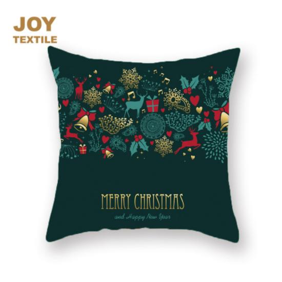 45x45cm Christmas Pillowcase Decorative Linen Cushion Cover For Sofa Printed Pillow Car Cushion Christmas Home Decor