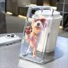 Funda de Teléfono Transparente Suave de TPU con Perro Colorido con Gafas de Sol para Xiaomi Redmi Note 15 14 13 12 11 10 9 Pro Plus 4G 5G Cubierta Suave