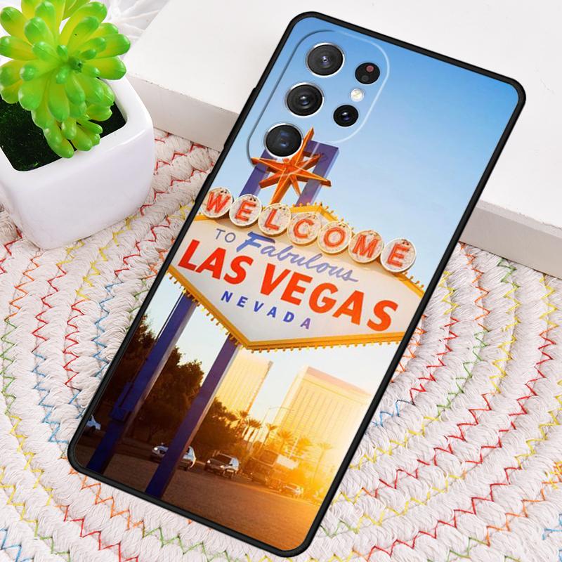 Las Vegas Nevada Gamble Silicone Phone Case For Samsung Galaxy note 10 pro S26 S25 S24 S23 S22 S21 Plus S25Ultra Capa Cover