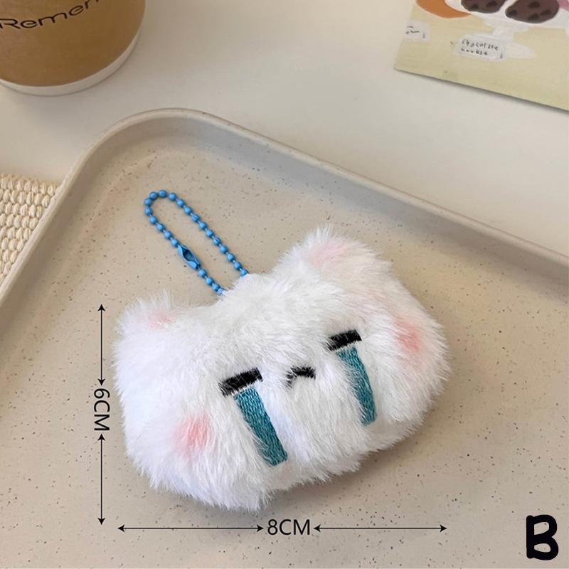 

Милый кролик кулон плюшевые игрушки брелок мультфильм мягкая плюшевая кукла школьная сумка кулон автомобильный брелок для ключей подвески украшение подарок на день рождения 8*6cm