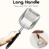 Cat Litter Shovel, Long-handled Cat Shovel, Aluminum Alloy Screen Metal Shovel,feces Screen,net Shovel,metal Cat Litter Shovel,cat Litter Basin Shovel