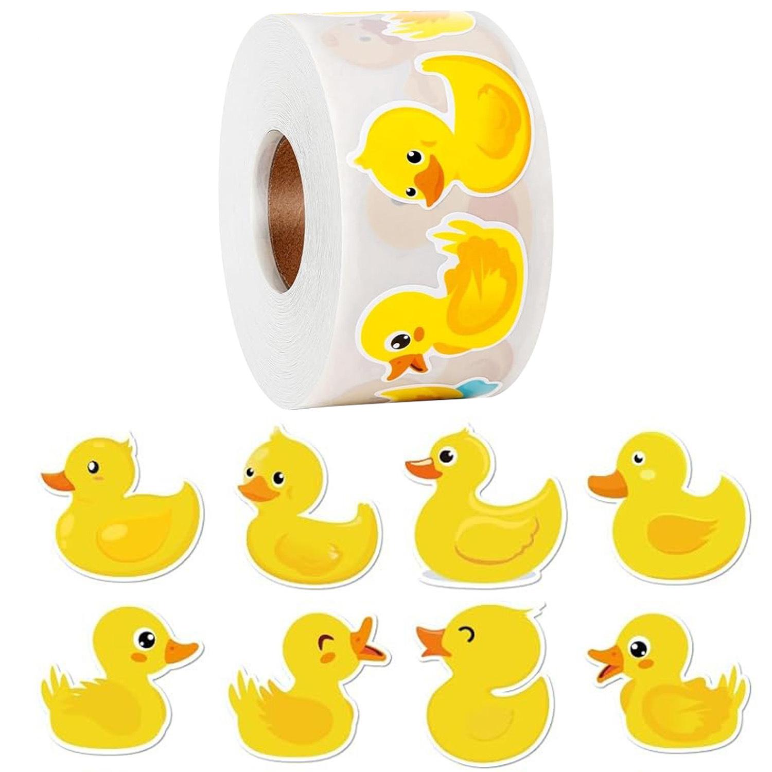 100-500Pcs First-Class Duck Stickers First-Class Cute Superior-Grade Cartoon Superior-Grade Stickers Premium-Quality Present First-Class