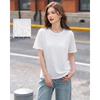 TERRE BLEUE Damen Freizeit-T-Shirt mit kurzen Ärmeln