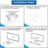 Wall Mount Sound Bar Mounts Anti-Drop Metal Audio Wall Shelf Under TV Speaker Wall Bracket for LG Speaker Accessories