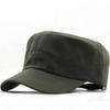 Simple Flat Hat, Men's Military Hat, Spring and Summer Solid Color Hat, Travel and Leisure Sun Hat, Outdoor Mountaineering Hat