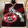 1. FC Köln Poster FlAannel Blanket, High Quality Comfortable for All Seasons, Home Decor, Warmth and Comfort