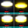 Motorcycle Canbus LED Headlight Spotlight Projector Lens Fog Light Flash Auxiliary Lamp with Switch for Car Off-road 4X4 ATV UTV