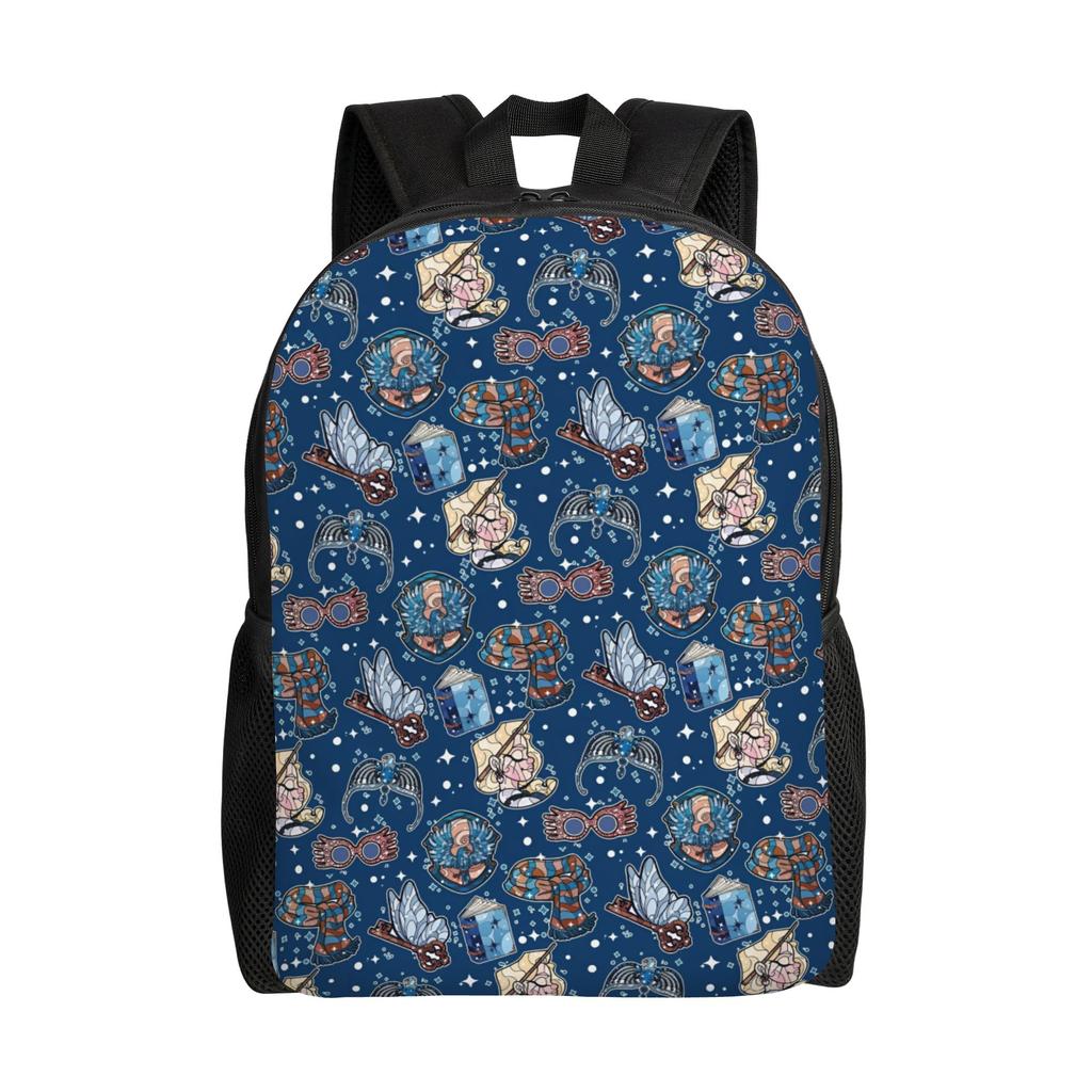 H-Harryes Backpack for Men Women Water Resistant School College Witchcraft Bag Print Bookbags